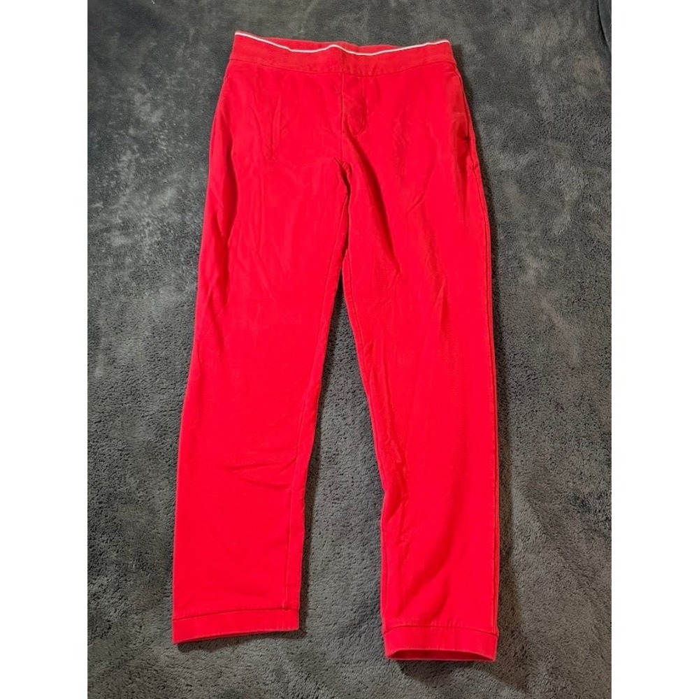 Armani Exchange Mens Red Fleece Jogger Sweatpants Size M Logo Back Pocket 32X28